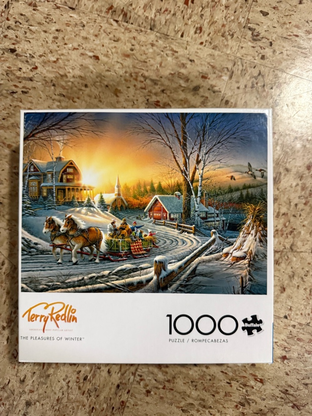 Terry Redlin 'The Pleasures of Winter' 1000-Piece Jigsaw Puzzle